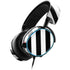Black and White Geometric Stripes SteelSeries Arctis 3 Skin